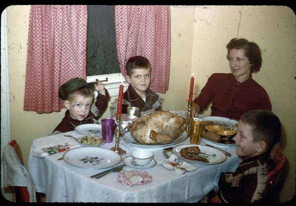 Christmas Dinner 1955
