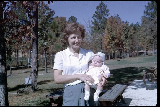 Grandma with donna baby